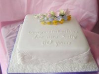 Freesia Anniversary Cake