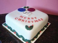 Christmas Bauble Cake