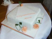 Embossed Rose Cake